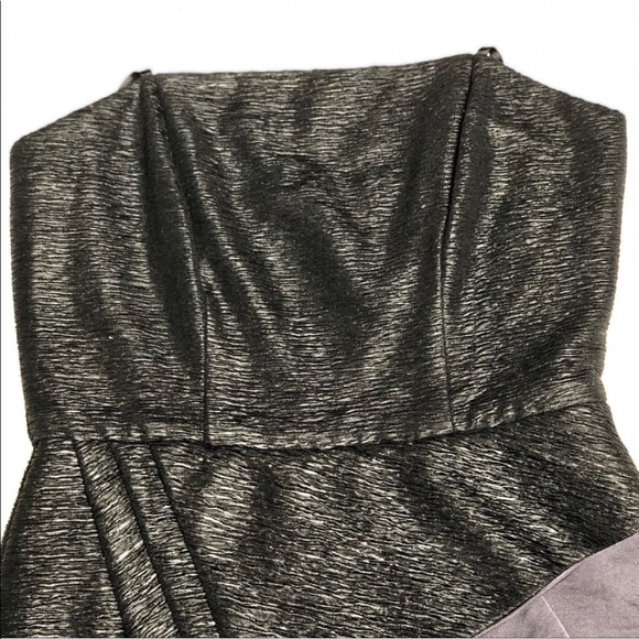 BCBGeneration Textured Mini Black Dress - Picture 3 of 7